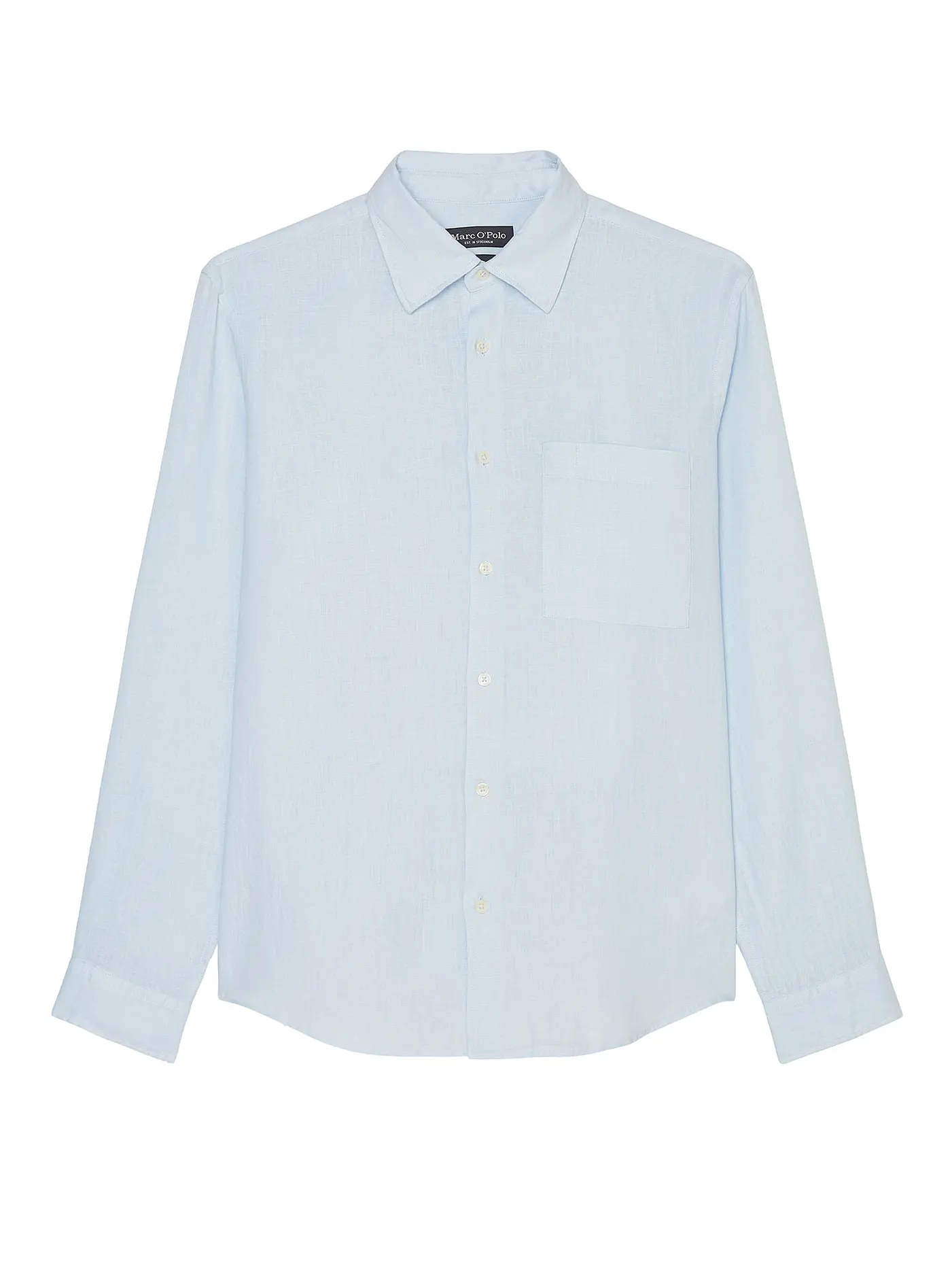 MARC O'POLO | Leinenhemd Regular Fit | hellblau